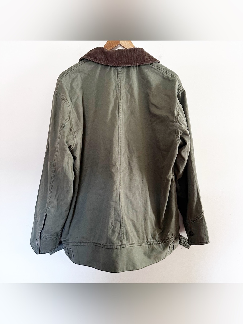 Free People We The Free Sweet Talk Flannel-Lined Barn Coat - Picture 6 of 7